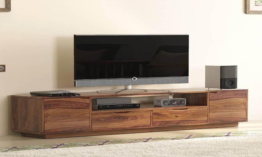 What are some unique and attractive features of modern TV units
